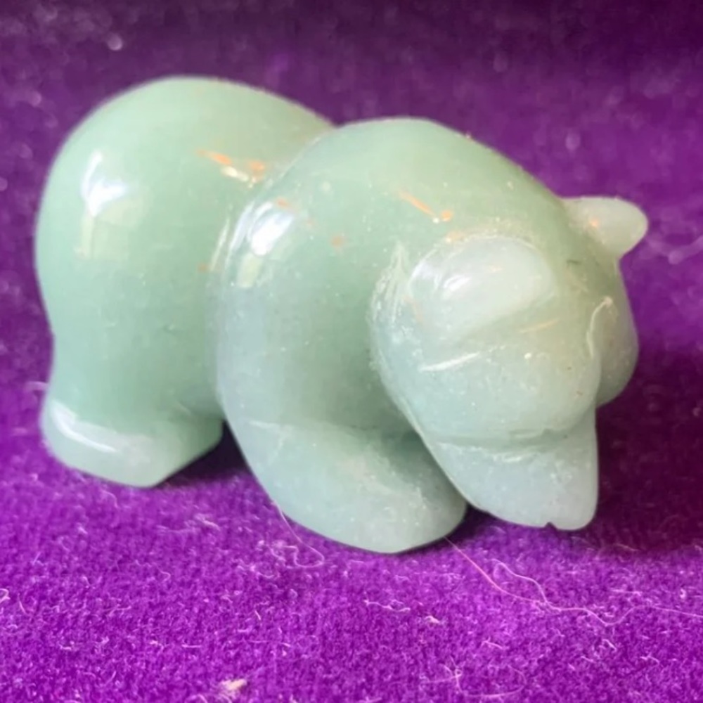 Green Aventurine bear